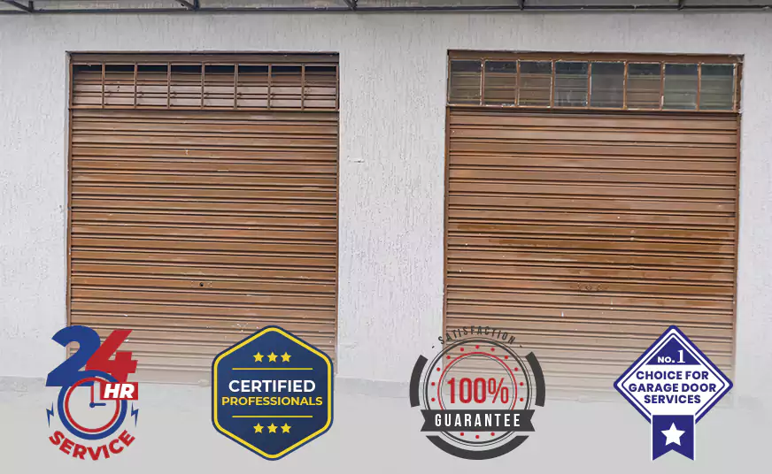 Residential Wood Roll Up Garage Doors in Pinecrest, FL