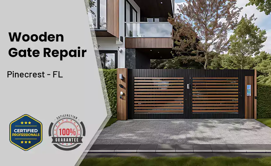 Wooden Gate Repair Pinecrest - FL 